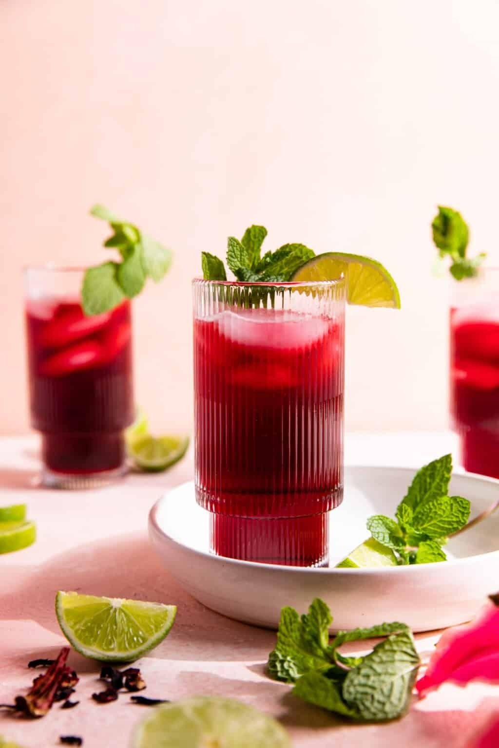 Iced Tea de Flor de Jamaica